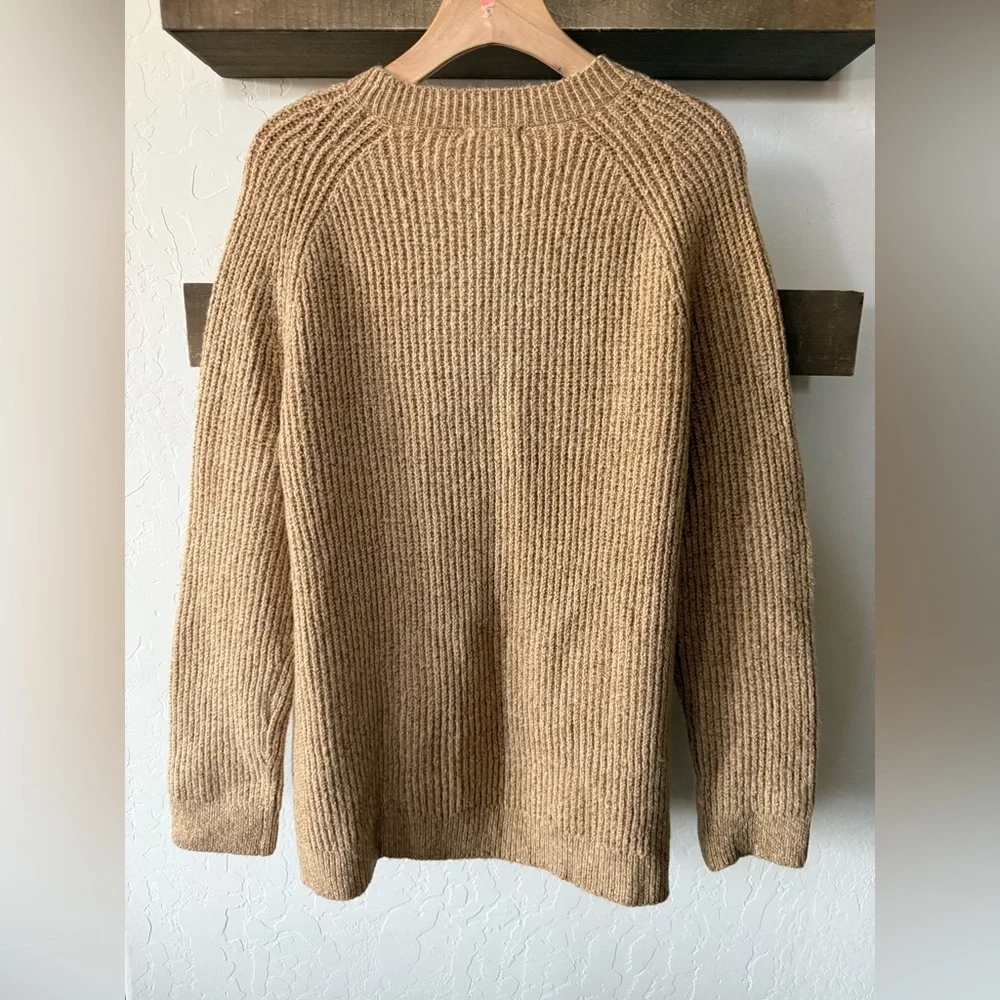 BP|Nordstrom Women’s neutral Tan knit Crewneck Sweater,NWT•••Large,winter staple - Picture 7 of 11